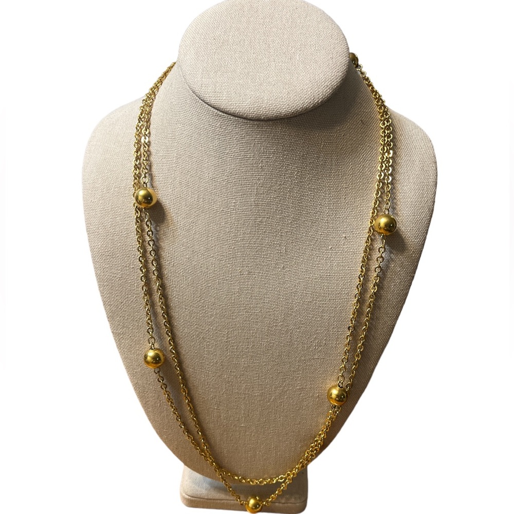 Gold Tone Monet Necklace